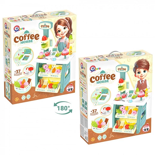 Ігровий набір Кав'ярня ТехноК (37 предметів)