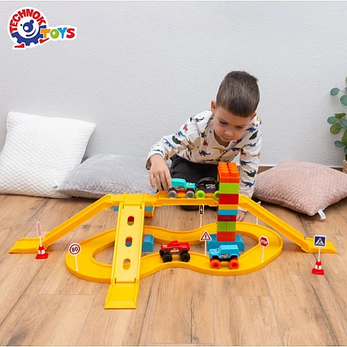 Конструктор Дороги и мосты (80 деталей)