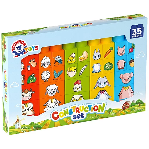 Конструктор Свійські тварини (35 деталей)