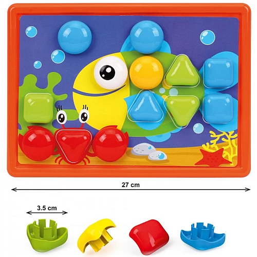 Розвиваючий набір Мозаїка (10 шаблонів)