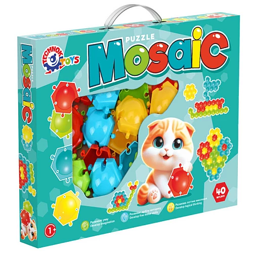Розвиваючий набір Мозаїка-пазл (40 шт)