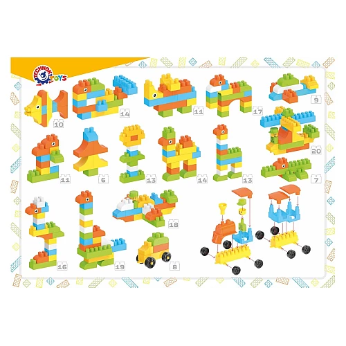 Розвиваючий набір Будівельні блоки (130 деталей)