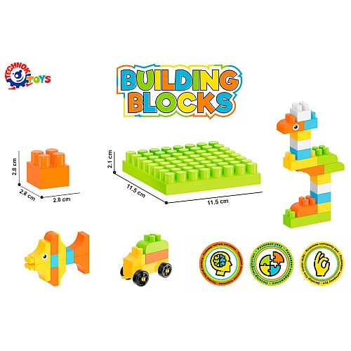 Розвиваючий набір Будівельні блоки (130 деталей)