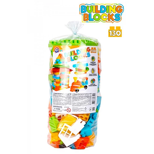 Розвиваючий набір Будівельні блоки (130 деталей)