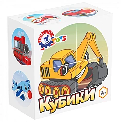 Набір кубиків Світ техніки (4 кубики)