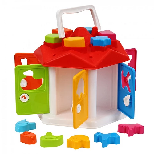 Розвиваюча іграшка-сортер Розумний малюк. Будиночок