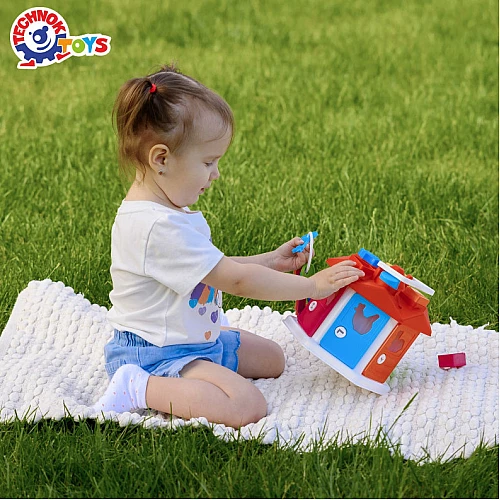 Розвиваюча іграшка-сортер Розумний малюк. Будиночок