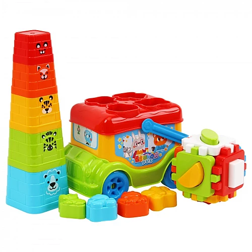 Розвиваюча іграшка сортер Автобус (23 елементи)