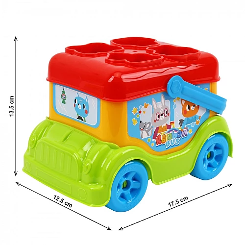 Розвиваюча іграшка сортер Автобус (23 елементи)
