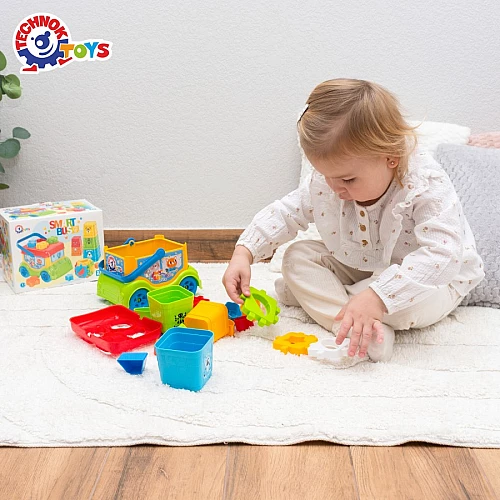 Розвиваюча іграшка сортер Автобус (23 елементи)