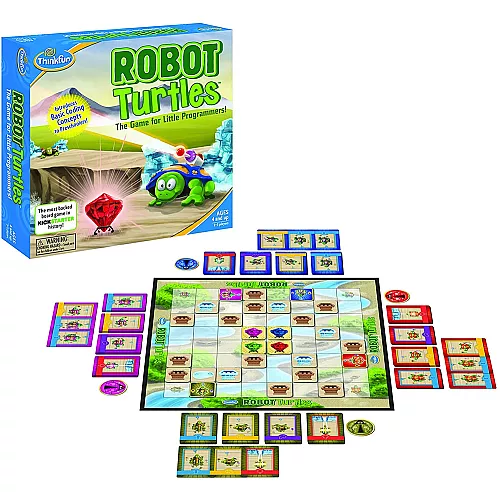 Настільна гра головоломка Черепашки-роботи від ThinkFun Настільна гра головоломка Черепашки-роботи від ThinkFun