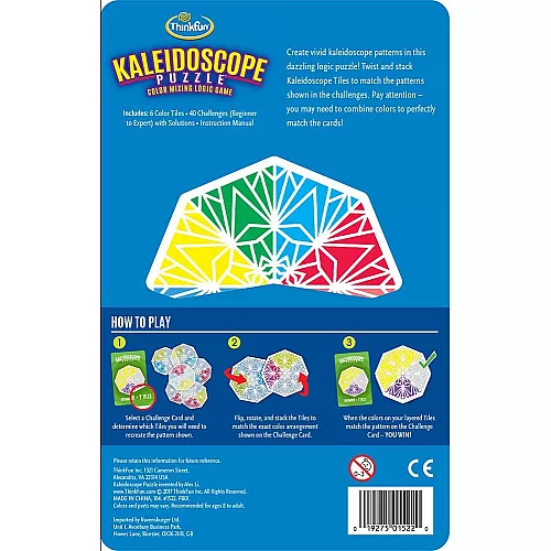 Развивающая игра головоломка Калейдоскоп от ThinkFun Развивающая игра головоломка Калейдоскоп от ThinkFun