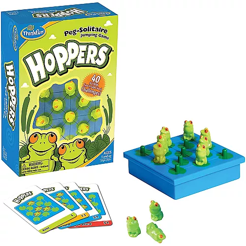 Настольная игра головоломка Лягушки-непоседы от ThinkFun Настольная игра головоломка Лягушки-непоседы от ThinkFun