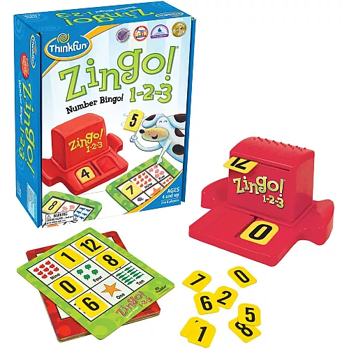 Настільна гра Зінго 1-2-3 від ThinkFun Настільна гра Зінго 1-2-3 від ThinkFun