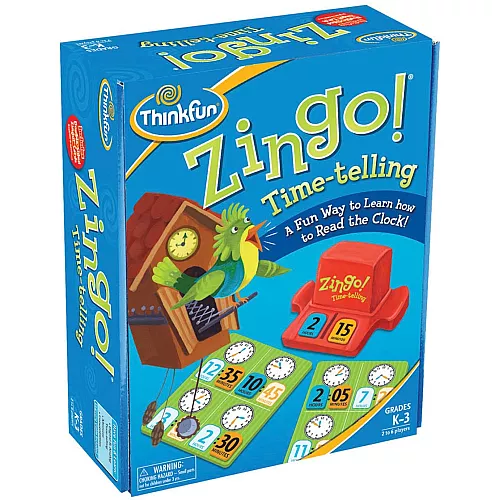 Настольная игра Зинго Время от ThinkFun Настольная игра Зинго Время от ThinkFun