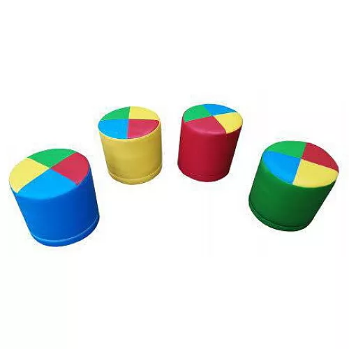 Игровой набор пуфиков Радуга (4 шт) Игровой набор пуфиков Радуга (4 шт)
