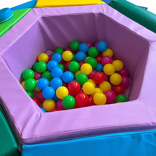 Дитячий спортивний тренажер з сухим басейном