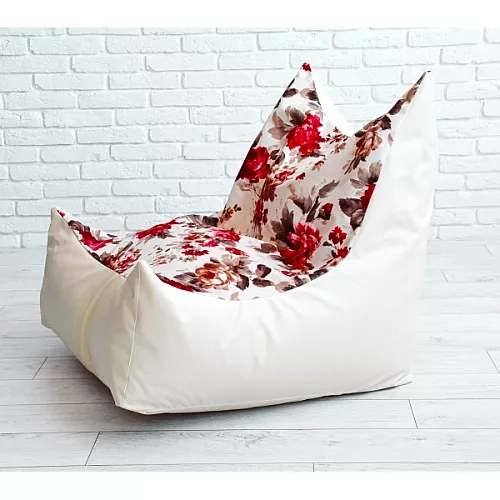 Кресло бескаркасное микс с карманом