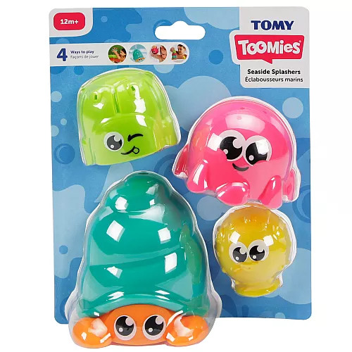 Игровой набор для ванной Морские обитатели (4 шт.) от Toomies Игровой набор для ванной Морские обитатели (4 шт.) от Toomies