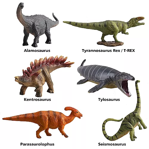 Развивающий набор мини фигурки Динозавры (18 шт) от Toymany Развивающий набор мини фигурки Динозавры (18 шт) от Toymany