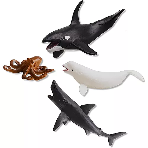 Развивающий набор мини фигурки Морские животные (24 шт) от Toymany Развивающий набор мини фигурки Морские животные (24 шт) от Toymany