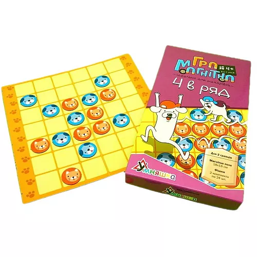 Развивающая магнитная игра 4 в ряд Развивающая магнитная игра 4 в ряд
