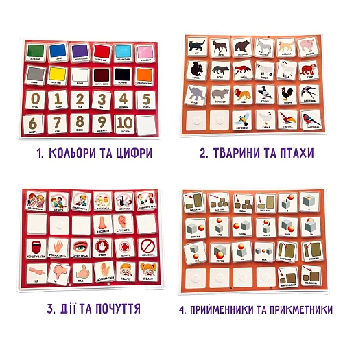 Набір карток PECS Альтернативна комунікація (440 шт)