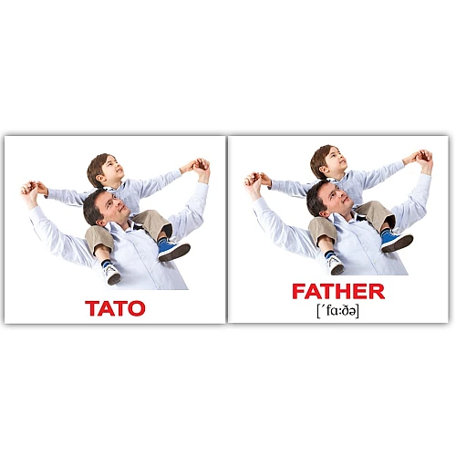 Набор карточек Домана Англо-украинский чемоданчик (400 карточек)