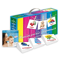 Набор карточек Домана Англо-украинский чемоданчик (1386 карточек)