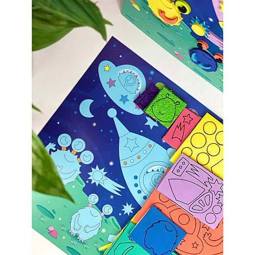 Набір для творчості м'яка аплікація Космос