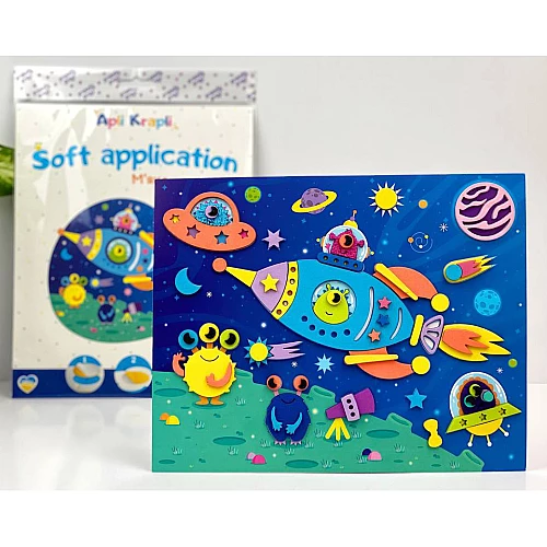 Набір для творчості м'яка аплікація Космос