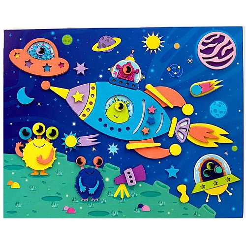 Набір для творчості м'яка аплікація Космос