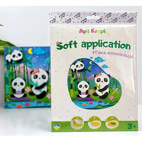 Набір для творчості М'яка аплікація Пандочки