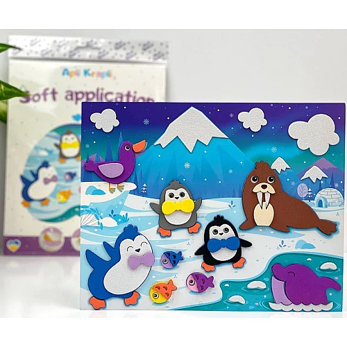 Набір для творчості М'яка аплікація Пінгвіни