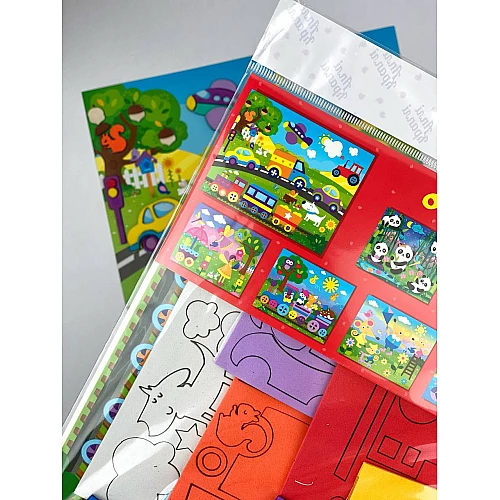 Набір для творчості М'яка аплікація Транспорт