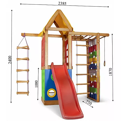 Дитячий ігровий комплекс Babyland-23 з гіркою Дитячий ігровий комплекс Babyland-23 з гіркою