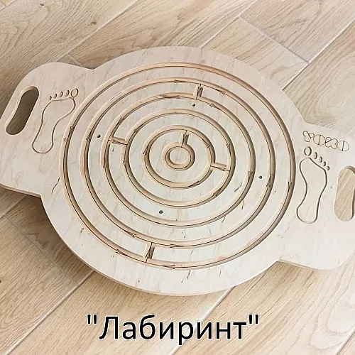 Сенсорна дошка балансир для ніг і рук з килимком