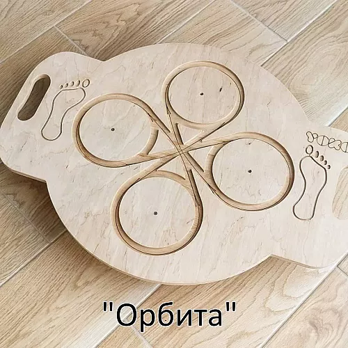 Сенсорна дошка балансир для ніг і рук з килимком