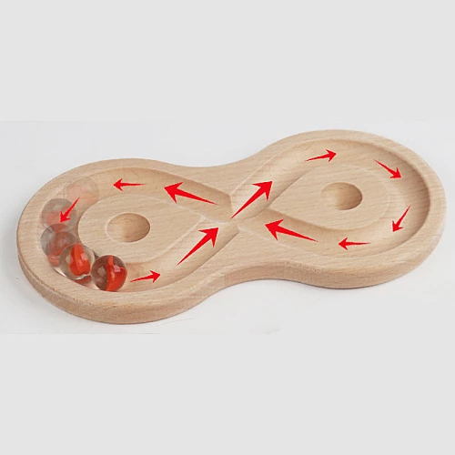 Балансир бесконечная восьмерка лабиринт с 2 шариками от Obetty