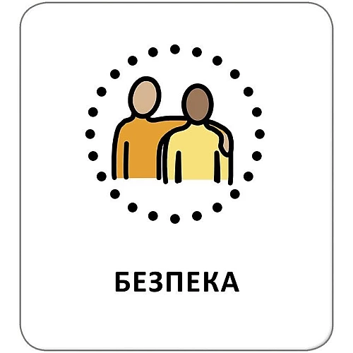 Набор карточек с пиктограммами Базовая лексика (укр / англ)