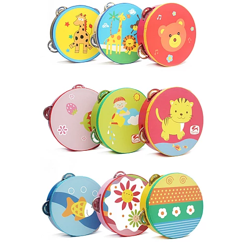 Розвиваюча музична іграшка кольоровий Бубон (15 см) від Obetty