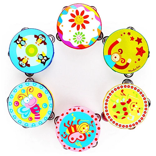 Розвиваюча музична іграшка кольоровий Бубон (15 см) від Obetty