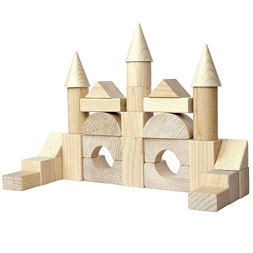 Деревянный конструктор Строительный набор (30 элементов)