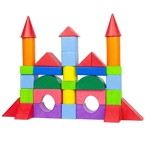 Строительный набор Цветной (32 элемента)
