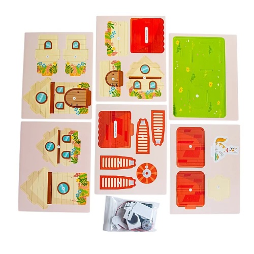 Научный STEM набор Дом на солнечных панелях