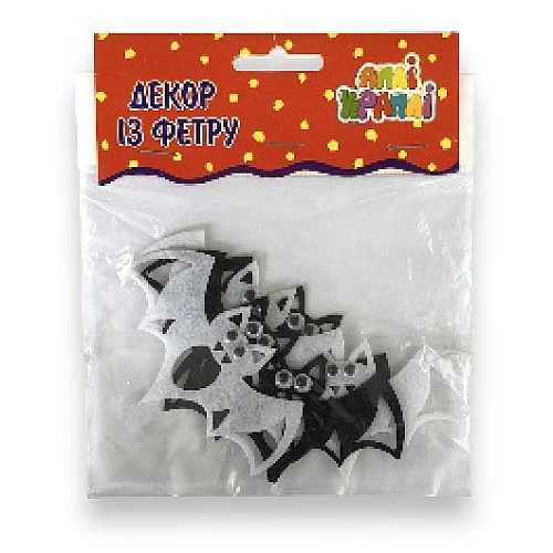 Набор для творчества декор из фетра Мыши (6 шт)