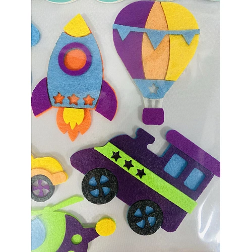 Набор для творчества декор из фетра Транспорт