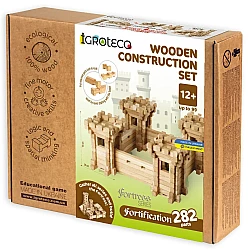 Розвиваючий набір дерев'яний конструктор Фортеця (282 деталі)