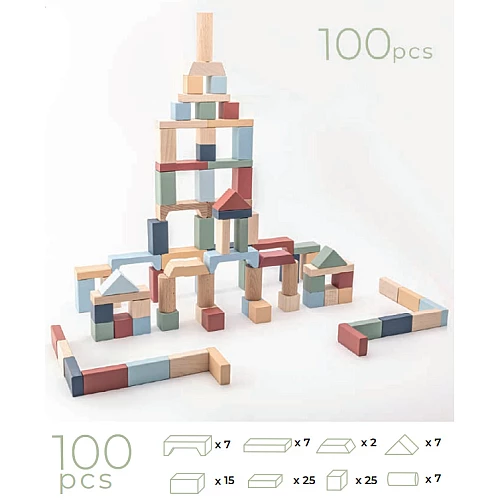 Дерев'яний конструктор Cubika 1