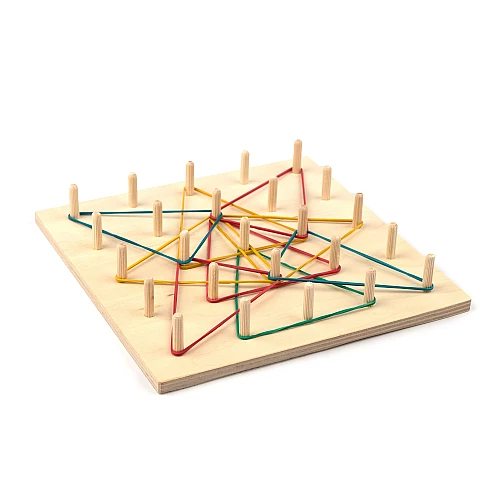 Деревянный планшет Геоборд (5 х 5)